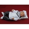  Christening/Special Occasion Baby Boy White/Gray Outfit Style JAMES