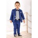 White/Blue Special Occasions Boys Set Style LA033