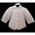 White Faux Fur Baby Girls Christening/Special Occasion Coat style F01