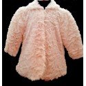 Ivory Faux Fur Baby Girls Christening/Special Occasion Coat style F01
