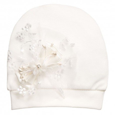 Ivory Baby Girl Hat style Hb6023