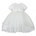 Sarah Louise Ivory Ballerina Length Flower Girls/Special Occasions Dress Style 070055-2