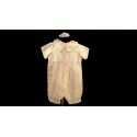 Ivory Chrstening Millie Grace Romper Style Louise