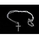 Silver First Holy Communion Necklace with Cross Style NECKLACE002
