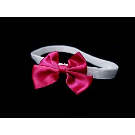 Handmade White/Pink Christening/Special Occasion Headband Style HEADBAND 07