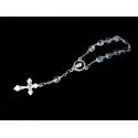 Transparent/Silver Baptism Baby Bracelet 10th Rosary Style ROSARY 12