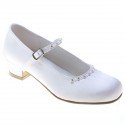 White First Holy Communion Shoes Style 5371