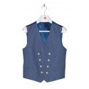 One Varones Blue First Holy Communion/Special Occasion Waistcoat Style 10-10010 78