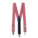 One Varones Light Red Polka Dots Holy Communion/Special Occasion Suspenders Style 10-09009D
