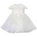 Sarah Louise Ivory Baby Girl Christening Dress Style 070088