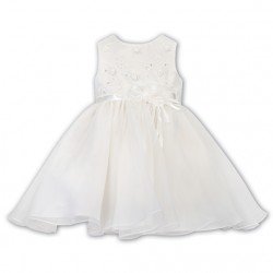 Sarah Louise Ivory Christening Baby Girl Dress Style 070105