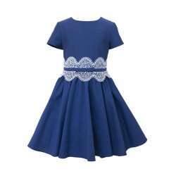 Lovely Navy Confirmation/Special Occasion Dress Style 17B/J/19