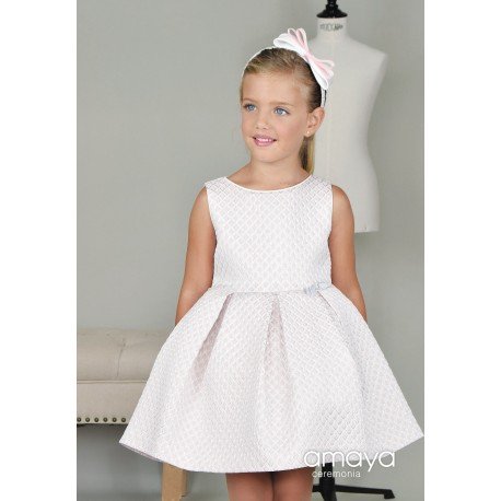 Pink/Silver Confirmation/Special Occasion Dress Style 513243SM