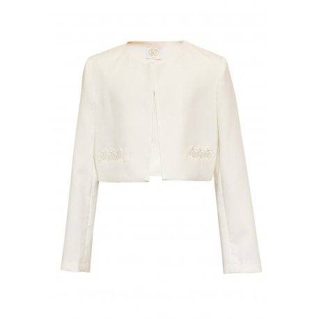 IVORY CONFIRMATION/SPECIAL OCCASION BOLERO STYLE 42B/SM/19
