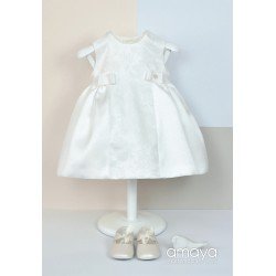 Handmade Ivory Baby Girl Christening Dress Style 512046SM