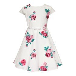 Ivory/Pink Confirmation Dress Style 36B/SM/20