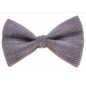 ONE VARONES GREY CHECKERED FIRST HOLY COMMUNION/SPECIAL OCCASION BOW TIE STYLE 10-08015D 133