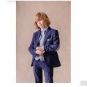 NAVY FIRST HOLY COMMUNION/SPECIAL OCCASION JACKET WITH PATCHES STYLE 10-03036