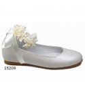 Spanish Ivory First Holy Communion Shoes by Tinny Shoes Style 15209