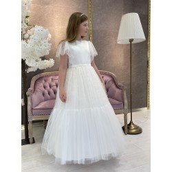 Handmade Ivory First Holy Communion Dress Style ANGELICA