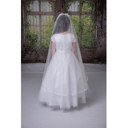 Sweetie Pie White First Holy Communion Veil Style 4038