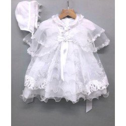 Couche Tot Baby Girls Ivory Christening Dress Style 7123