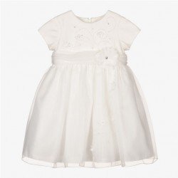 Sarah Louise Baby Girls Ivory Christening Dress Style 070095