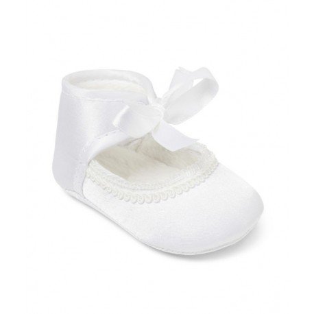 Sevva White Christening Baby Boys Shoes Style LIBBY