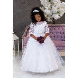 Handmade White First Holy Communion Dress Style TERESE
