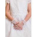 White First Holy Communion Gloves 814