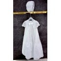 SARAH LOUISE WHITE BABY GIRL CHRISTENING GOWN 3 PIECE STYLE 001129