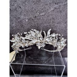 SILVER FIRST HOLY COMMUNION TIARA STYLE 5557G