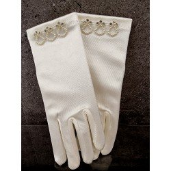 IVORY FIRST HOLY COMMUNION GLOVES STYLE L-20