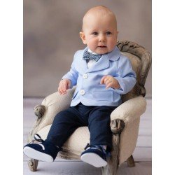 Blue/Navy Baby Boy Christening Outfit Style CONRAD