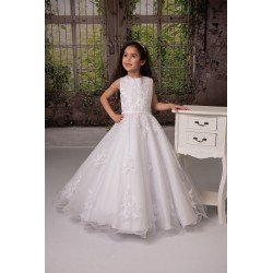 Sweetie Pie First Holy Communion White Dress Style 3048
