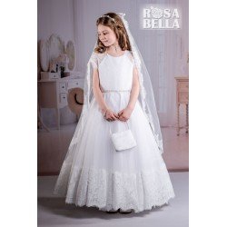 Sweetie Pie First Holy Communion White Dress Style RB626