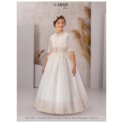 Ivory/Pink Handmade Carmy First Holy Communion Dress Style 3804