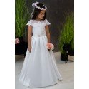 White Handmade First Holy Communion Dress Style KELLY