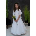 White Handmade First Holy Communion Dress Style MEDINA