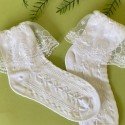 White First Holy Communion Socks Style LH54WT2