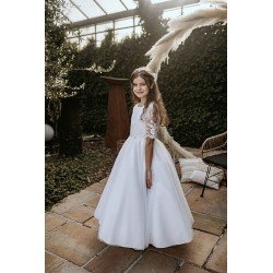 White First Holy Communion Dress Style GRACE