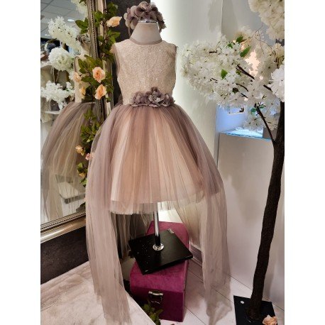 Salmon Pink Flower Girl/Special Occasion Dress Style 20206