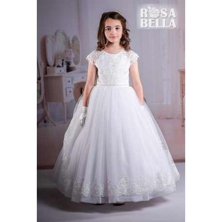 Sweetie Pie White First Holy Communion Dress Style RB632