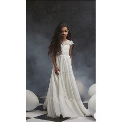 VINTAGE IVORY FIRST HOLY COMMUNION DRESS STYLE 3046