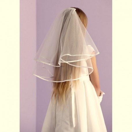 Ivory First Holy Communion Veil Style EMILY
