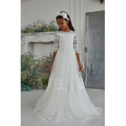 IVORY FIRST HOLY COMMUNION DRESS STYLE 3313