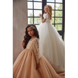 Ivory First Holy Communion Dress Style 3202