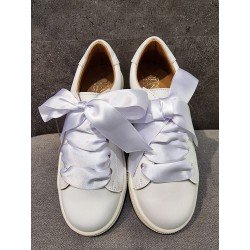 SPANISH WHITE FIRST HOLY COMMUNION SHOES BY TINNY SHOES STYLE 15074