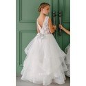 Teter Warm Ivory First Holy Communion Dress Style DS01