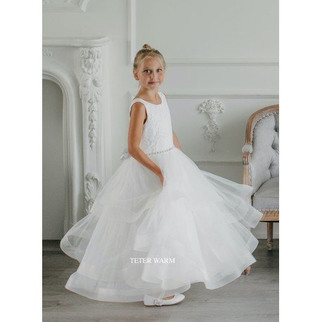 Teter Warm Ivory First Holy Communion Dress Style 1601